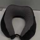 Cirorld Neck Pillow for Traveling, Travel Pillows for Airplanes,100% Pure Memory Foam Travel Neck Pillow, Adjustable Flight Pillow, Portable Plane Accessories with Eye Mask, Earplugs, Carry Bag (Black)