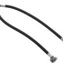 Quick Connect Faucet Hose Replacement Hot & Cold Water Mixer Line for Widespread Faucet with Snap-in Fast Lock, Bathroom 3 Holes Faucet Quick Connect Hose, QCH001