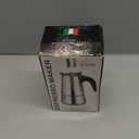 Stainless Steel Italian Coffee Stovetop Coffee Maker Moka Pot Percolator (6 Cup / 10 Oz)