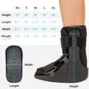 BraceAbility Short Walking Boot - Orthopedic Medical Walker Cast for Broken Toe Injuries, Sprained Ankles, Metatarsal Stress, Post-Op Support Left or Right Foot Fracture Shoe Fits Men and Women (S)