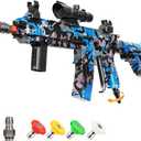 Pressure Washer Gun with Swivel  3600 PSI High Pressure Spray Gun with 3/8" Quick Connect Plug  Foam Cannon Compatible Power Washer Handle for Car, Home & Outdoor Cleaning (Blue)