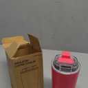 Puraville Insulated Tumblers with Lid, 10 oz Travel Coffee Mug Stainless Steel Vacuum Cup, Leak Proof Reusable Double Walled Coffee Tumbler for Iced and Hot Drinks, Fuchsia