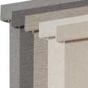 Persilux Blackout Roller Shades for Window Blinds,Cordless,Linen Fabric,Thermal Insulated Fabric UV Protection Shades for Home,Office,Bedroom,Door,Blackout-Beige,28" W X 72" H