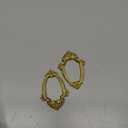 10 Pcs Mini Vintage Picture Frame Resin Antique Resin Photo Frames Small Oval Rectangle Wall Hanging Picture Frame Gold DIY Jewelry Display Decor for Photography Phone Party Christmas Wedding