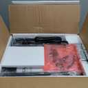 SUPERJARE Nightstand with Charging Station, Bed Side Table with Adjustable Fabric Drawer, Night Stand for Bedroom, 3-Tier Storage End Table, for Living Room, Rustic Brown and Black (M (11.8"D x 15.7"W x 23.4"H))