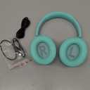 BERIBES Bluetooth Headphones Over Ear, 65H Playtime and 6 EQ Music Modes Wireless Headphones with Microphone, HiFi Stereo Foldable Lightweight Headsets, Deep Bass for Home Office Cellphone PC Ect. (Green)