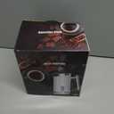 Huogary Milk Frother, Milk Frother and Steamer for Milk Foam & Hot Milk(4.5oz/10.5oz), Electric Milk Frother and Warmer for Homemade Latte, Cappuccinos, Macchiato, 120V, White