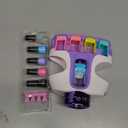 GO GLAM U-nique Kids Metallic Nail Salon Kit 200 Icons Portable Stamper & Dryer