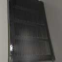 HVAC Premium 20" X 12" Steel Return Air Filter Grille for 1" Filter - Removable Face/Door - HVAC Duct Cover - Flat Stamped Face - Black [Outer Dimensions: 22 5/8" X 14 5/8"]