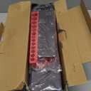 Magnetic Socket Organizer Set, 6PCS Socket Holder, 1/4", 3/8", 1/2" Sockets Holds 143 Pieces Magnetic Sockets Trays (Blue&red, 6 Pcs)