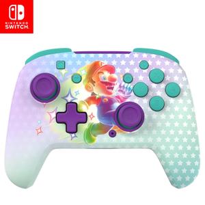 Turtle Beach Rematch Wireless Controller Officially Licensed for Nintendo Switch, Switch Lite/OLED, Works w/Nintendo Switch 2, Glows in the Dark, Rechargeable Battery - Invincible Mario Purple/Teal