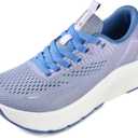 JACKSHIBO Wide Toe Box Shoes Women Arch Support Wide Sneakers for Running Walking Athletic Tennis Orthopedic Plantar Fasciitis Workout with Thick Cushion Zero Drop Sole Width Shoes 7.5W