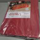 ZOBER Underbed Christmas Ornament Storage Box - Stores 120 3" Ornaments, With Dividers - Tear Proof 600D Oxford Fabric, Ornament Organizer Storage Box, Durable Christmas Containers Holder - Red