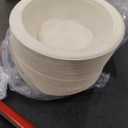 100 Brown Paper Bowls, 7 inch