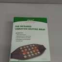 UTK Vibrating Far Infrared Heating Pad for Back Pain Relief, Hot to 159, Lower Back Massager Gift for Women Men, FSA-HSA Eligible, 3 Vibration, 16 Timers Auto-Off, 20 Jades, 35-55" Adjustable Size