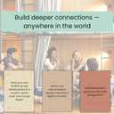 Miles & Meanings  100 Conversation Cards for Travelers, Nomads & Wanderers  Travel Games for Adults for Deep Connection, Solo Adventures & Group Journeys