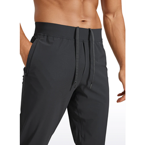 CRZ YOGA Women's Lightweight Workout Joggers 27.5" - Travel Casual Outdoor Running Athletic Track Hiking Pants with Pockets Size XL