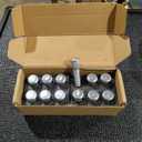 LUJIANI 12 Pack 1/ 2"-20 Wheel Studs, 2.06" Overall Length, 0.57" Spline, 0.75" Head, 10.9 Grade Steel Tire Stud, 1/ 2 x 20 Serrated High Strength Precision Thread Wheel Lug Bolts Replacement Kit