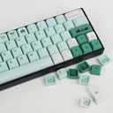 XDA PBT Key Cap, 139keys Dye Sublimation Forest Green Custome Key Cap Set for Cherry/Gatron MX switches 60 Percent/68/61 Gaming Mechanical Keyboard (Forest Green)
