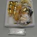 FSyueyun Gold Candle Holders Set of 6, Elegant Metal Candlestick Holders for Vintage Taper Candle Holders, Perfect for Table Centerpieces, Fireplace Mantels, Home Decor, Weddings and Party Decorations