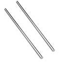 16 inches Long 3/8" Diameter 304 Stainless Steel Solid Round Rod forMetal Solid Shaft Rodsfor DIY Craft & Metal Working - 2pcs