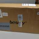 Besrey Kick Scooter for Kids Ages 3-10, 3-Wheel Folding Scooter with Adjustable Height, LED Light Wheels, Extra Wide Deck for Outdoor Activities