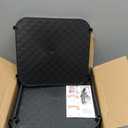8 Tier Vertical Narrow Shoe Rack, Stackable Tall Skinny Shoerack, Compact Single Shoes Storage Tower for Slim Space, Corner Plastic Shelves, for Hallways, Entryway, Bedrooms Organizer, Black