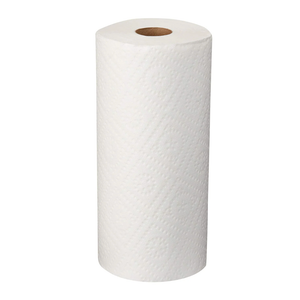 AmazonCommercial 2-Ply White Adapt-a-Size Kitchen Paper Towels, Absorbent, Thick, Individually Wrapped, 140 Towels per Roll (1 Roll)