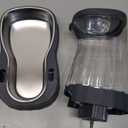 Gardner Pet Automatic Dog Water Dispenser Gravity Stainless Steel Water Waterer Feeder, 100% BPA-Free Large Capacity Water Feeding Bowls for Medium & Large-Sized Dogs Cats Other Pets -(1 Gallon) (Dark Grey)