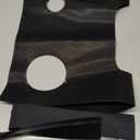 Stove Cover, Stove Covers Reusable Gas Range Protectors for Samsung Gas Range,0.3mm Reusable Gas Stove Burner Covers with 2PCS Silicone Stove Counter Gap Cover Long & Wide Gap Filler,Black-3pcs