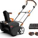 WORX 40V 20" Cordless Snow Blower, Electric Snow Thrower for 6-Car Driveway, Snow Removal with Brushless Motor, 2 4.0 Ah Batteries & Charger Included, WG471