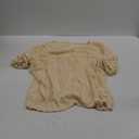 EVALESS Womens Crochet Hollow Out Knit Tops Half Sleeve Spring Summer Sweaters Beach Cover Ups for Women Trendy 2025 (Large, Apricot)