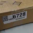 Vantas Folding No-Assembly Metal Pet Gate 80" Wide, 32" Extra Tall Dog Gate with Door Walk Through, Freestanding Accordion Puppy Gate Dog Door for Indoor & Outdoor, with 2PCS Support - White