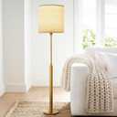 Beige Linen Tall Drum Lampshade, 11" Top x 11" Bottom x 12" High Lamp Shade, Lamp Shade Replacement for Table and Floor Lamps, Pendant LightHandcrafted LampshadeEasy Assembly
