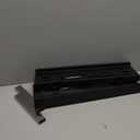 Adjustable Mobile CPU Stand, Ventilated Computer Tower Stand with 4 Caster Wheels Fits Most PC Tower, Under Desk CPU Holder PC Floor Cart Computer Riser for Students and Gamers (Black)