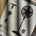 Lasko Cyclone Oscillating Pedestal Fan - Adjustable to 54" - 1843 - Black
