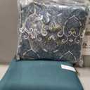 Arden Deep Seat Outdoor Chair Cushion Set (2-Pack), 24 in x 24 in, Weather-Proof, Rain-Proof, Fade Resistant Patio Cushion Set for Chair, Sofa, and Couch Sapphire Aurora Blue Damask