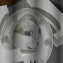 ELONGATED toilet seat risers for seniors, Slow Close, Elevated toilet seat, Heavy Duty, Never Loosen, Raised toilet seat elongated bowl, White(18.5)