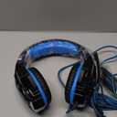 BENGOO G9000 Stereo Gaming Headset for PS4 PC Xbox One PS5 Controller, Noise Cancelling Over Ear Headphones with Mic, LED Light, 7.1 Surround Sound, Soft Memory Earmuffs for Nintendo Xbox Series X|S (Blue)