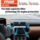 FRAM Extra Guard CA8475 Replacement Engine Air Filter for Select Acura and Honda Models, Provides Up to 12 Months or 12,000 Miles Filter Protection (One Size)