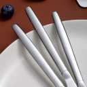 Berglander Dinner Knives Set Of 12, Stainless Steel Shiny Modern Dinner Knife, Butter Knife Table Knives Dishwasher Safe