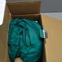 Ceramic Cookware Set Non Toxic with Detachable Handles, Healthy Nonstick Decal Pans and Pots Set 14 Pcs, Induction Dishwasher Oven Safe Kitchen Set, Turquoise with Bougainvillea