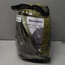 Benedeco Olive Green Velvet Curtains for Bedroom Window with Pom Pom, Super Soft Luxury Drapes, Room Darkening Thermal Insulated Rod Pocket Curtain for Living Room, W52 by L96 inches, 2 Panels