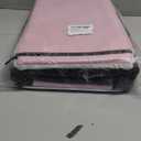 Double Expandable Cat Carrier,Airline Approved Soft-Sided Pet Travel Carrier for Small Dogs Cats under 15 lbs,Waterproof 600D Oxford Fabric with Washable Replacement Liner,Odor-Free & Claw-Proof(Pink)
