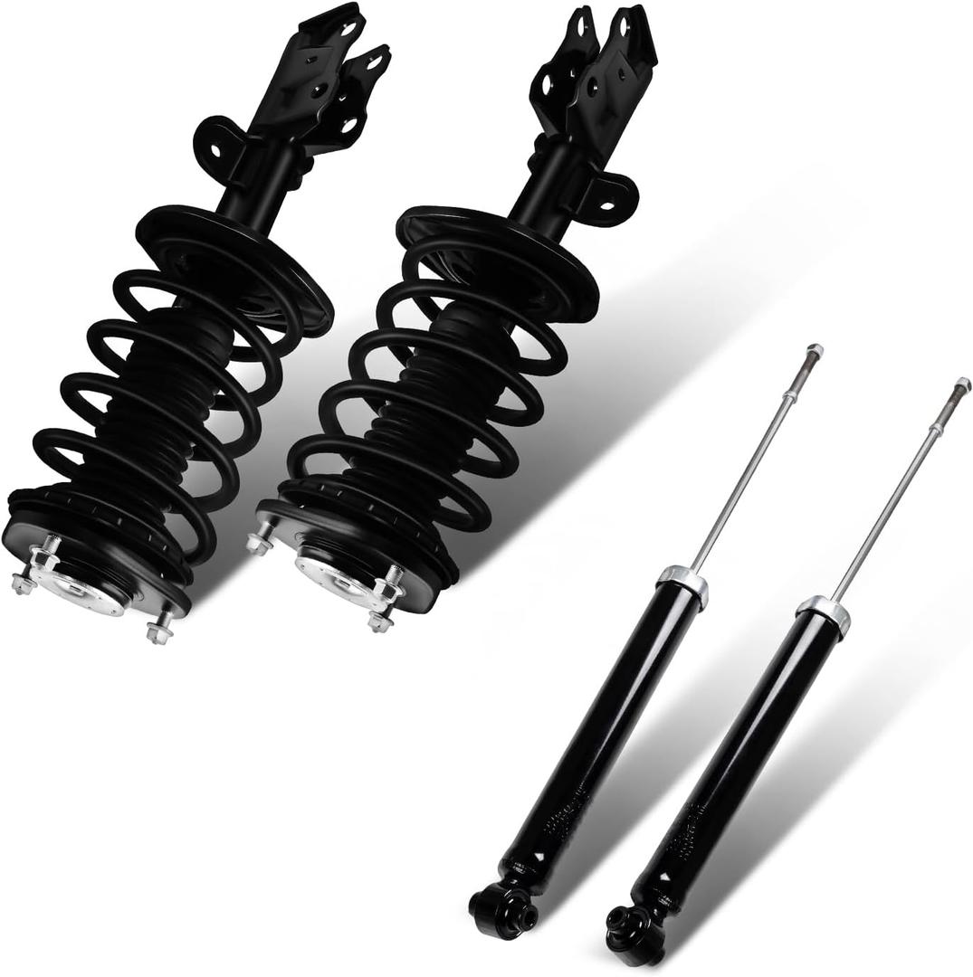 SCITOO Front Complete Struts Spring Assembly Rear Shocks Struts Fits 2010-2015 for Toyota Prius Quick Struts 172689 349035 - Set of 4