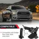 Truck Rear Tailgate,Rear Bed Step,Retractable Bed Step Bumper Step Compatible with 2019-2024 Dodge Ram 2500 3500 Bedsteps Replaces 82215842AE 82215842AG 82215842AH 82215842AD 82215842AC