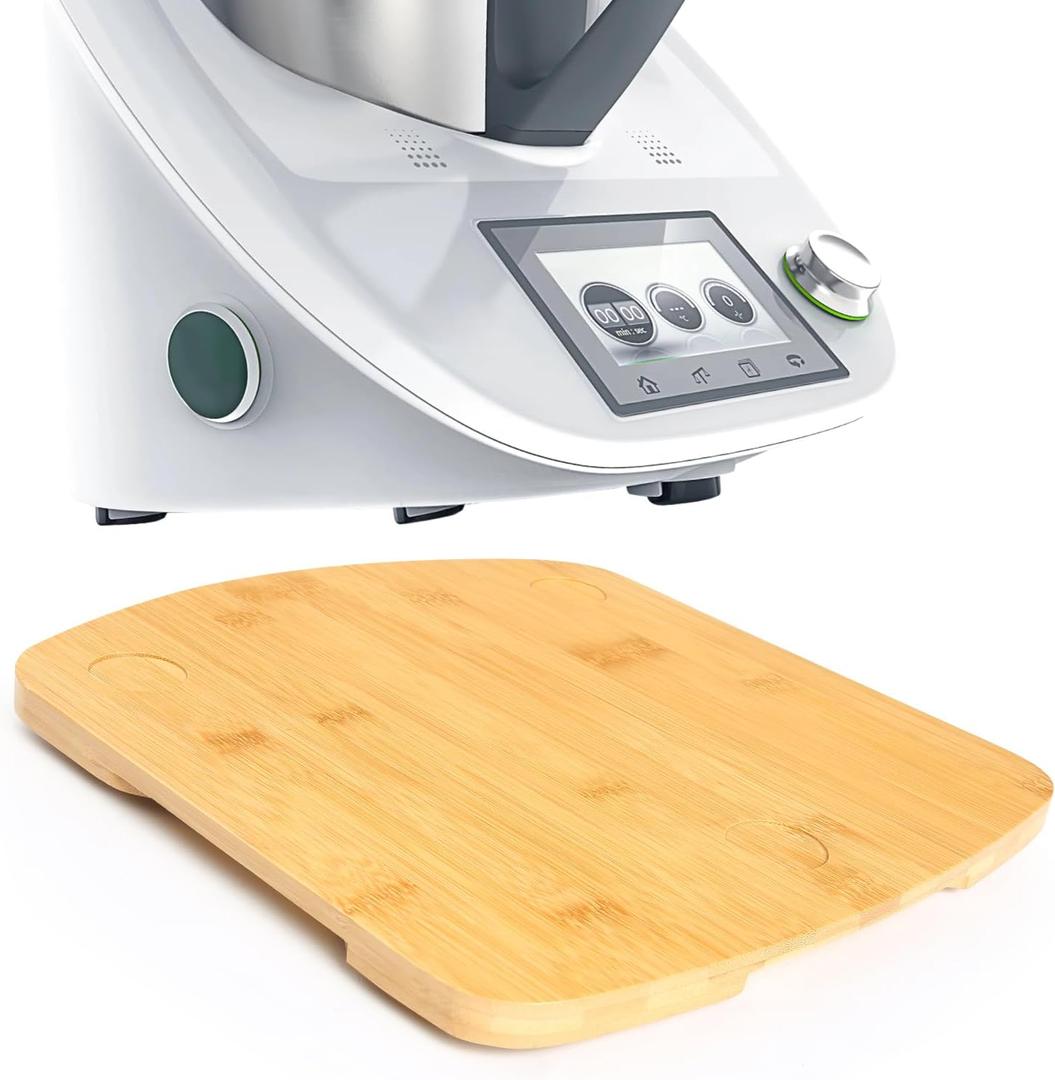 Sliding Board for Thermomix TM6 TM5,Solid Wood Slider Compatible With Thermomix TM6 Effortless Moving Replacement Thermomix Base Accessories,Slider Tray Fits Thermomix Kitchen Aid Countertop Parts