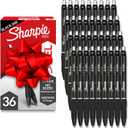 Sharpie S-Gel Gel Pens Drawing Pens Gel Ink For Journaling Writing Coloring Medium Point (0.7Mm) Black Ink Pen 36 Count