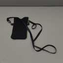 HAQuke Men Women Phone Sleeve Pouch Case Bag with Crossbody Strap/Neck Lanyard for iPhone 17/16/15 Pro Max, Air, 16/15 Plus, 16e; Black