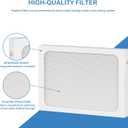 9 x 11 x 1 MERV 13 Replacement Dehumidifier Filter Compatible with Santa Fe Compact70, Ultra70, Element, Compact2, UA 65H dehumidifier Models, 4 Pack